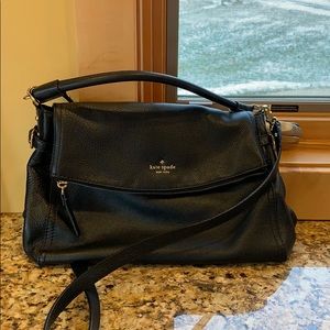 Kate Spade black pebble leather purse